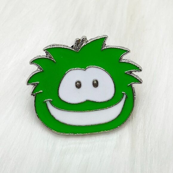 🔮 5/$25 Club Penguin Puffles Green Puffle‎ Pin - Picture 1 of 3